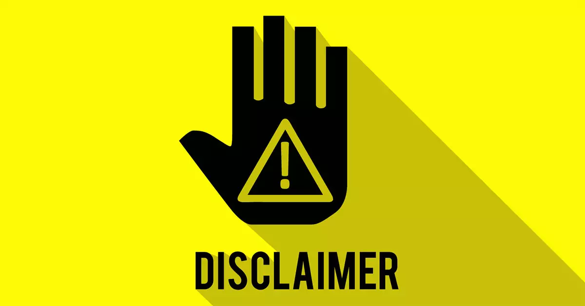 Disclaimer
