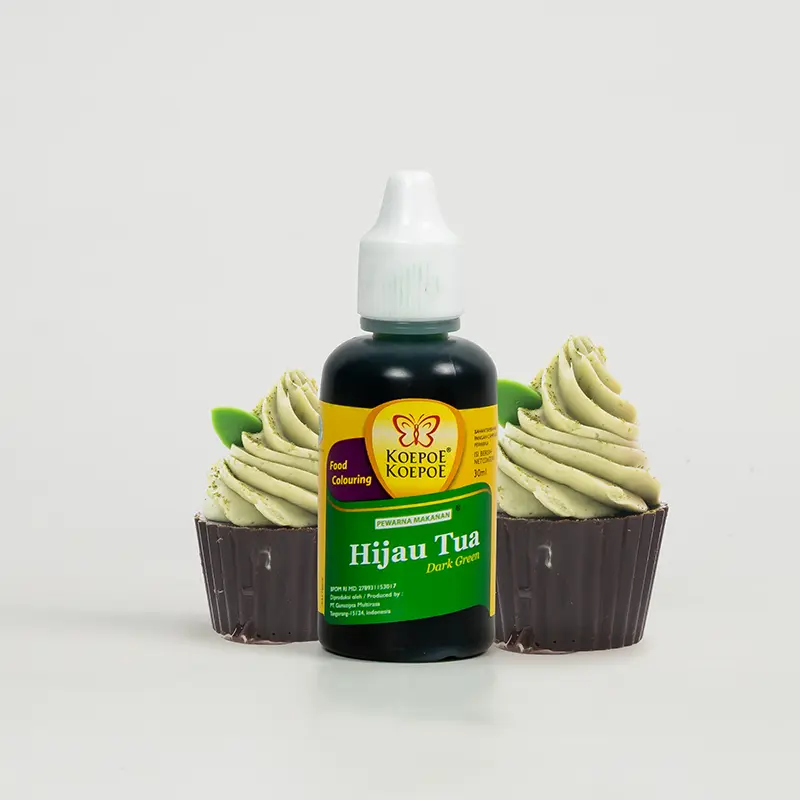 Koepoe Koepoe Pewarna Cair 30mL Hijau Tua