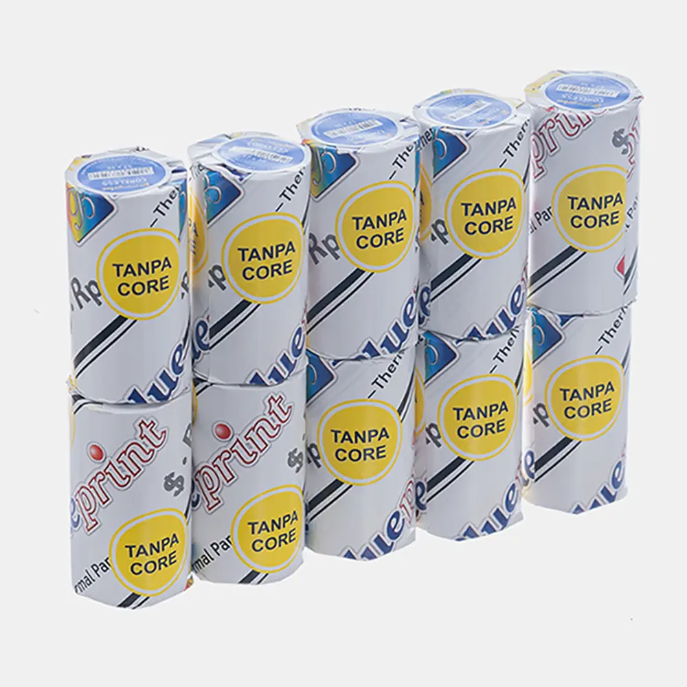 Kertas Thermal / Kasir / Struk EDC BLUEPRINT 57x30 WARNA