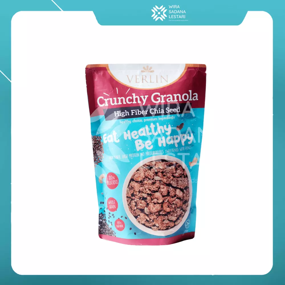 Verlin Crunchy Granola High Fiber Chia