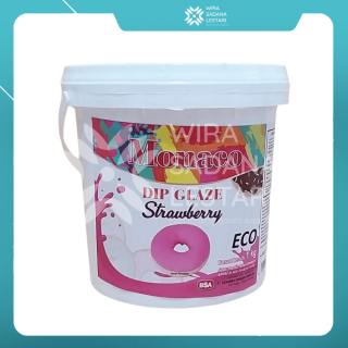 Monaco Dip Glaze Strawberry Eco 6 x 1 kg (Pail)