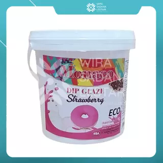 Monaco Dip Glaze Strawberry Eco 6 x 1 kg (Pail)