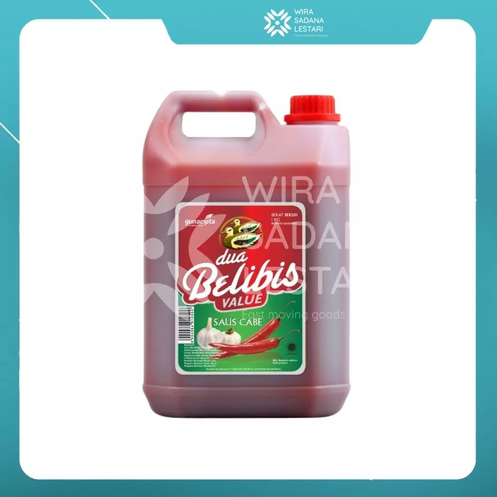 Saus Cabe Dua Belibis 5 kg