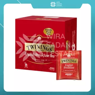 Twinings Celup English Breakfast Tea 2 gr (Merah)